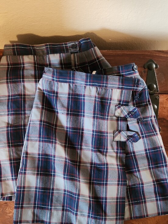 rifle/ kaynee Other - 2 Rifle/Kaynee Plaid Catholic Parochial School Uniform Skorts Sz 10 Reg
